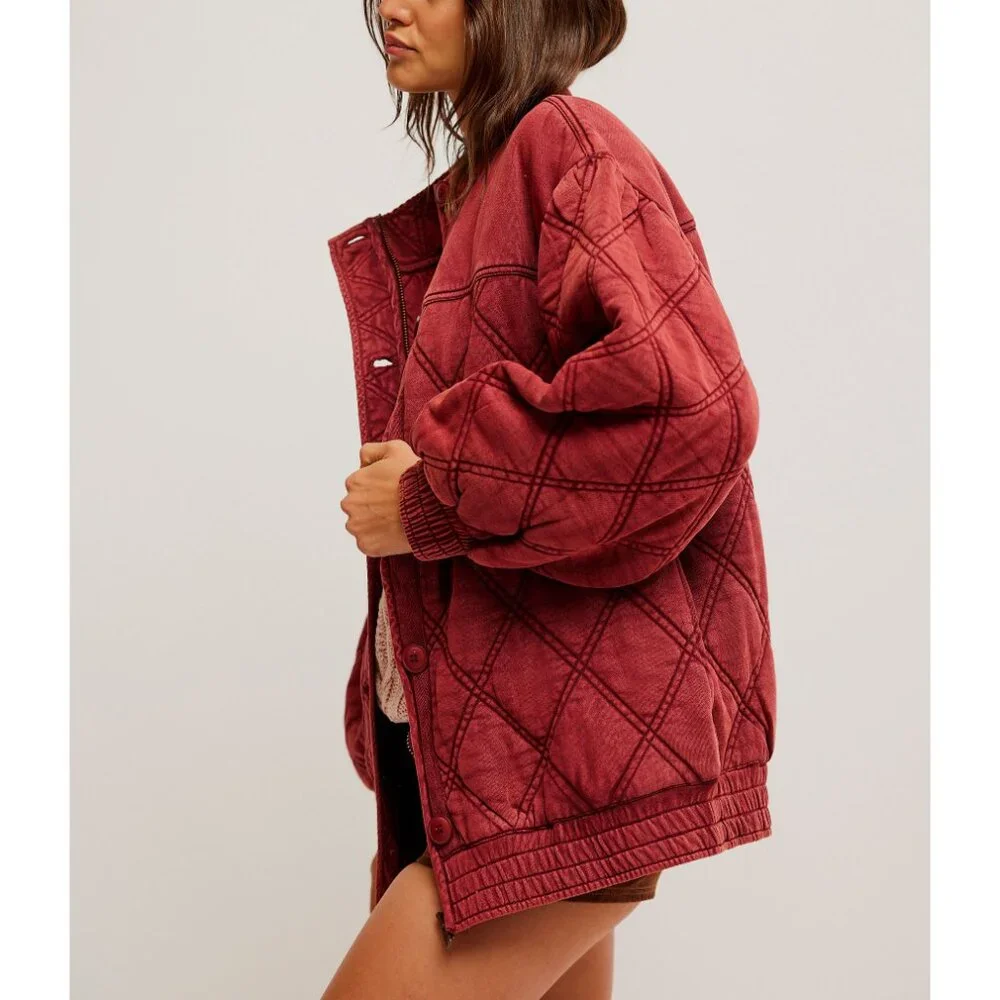 FREE PEOPLE Juno Jacket / Port - Picture 3 of 7